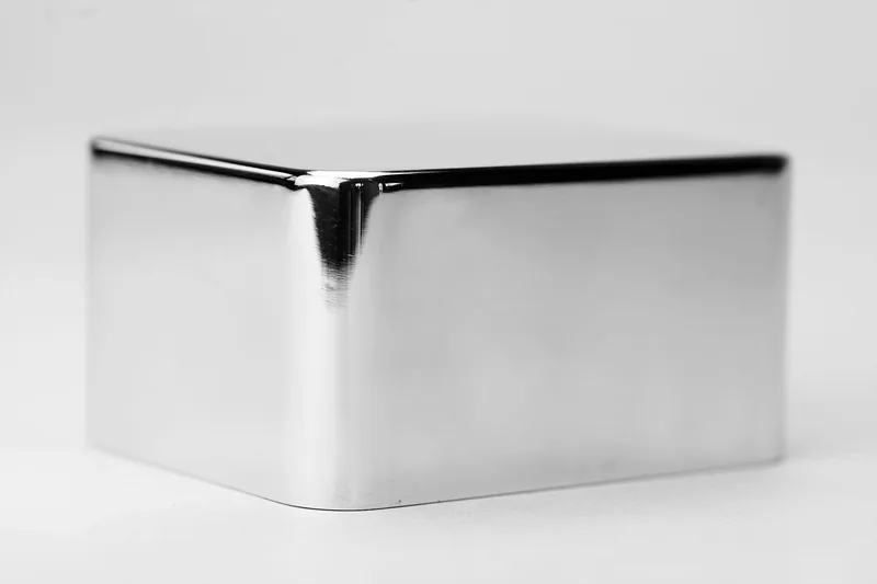 Example of a polished metal part