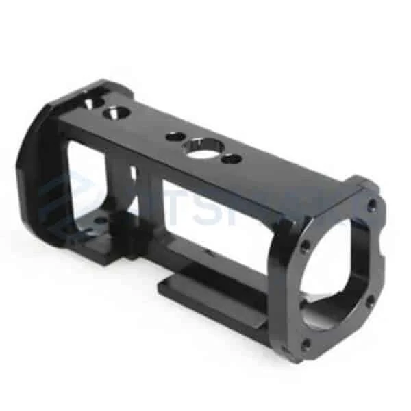 Aluminum mounting bracket with holes on two faces