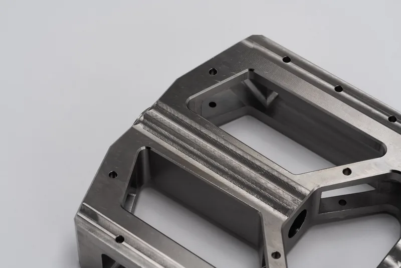 Example of a smoother machined surface